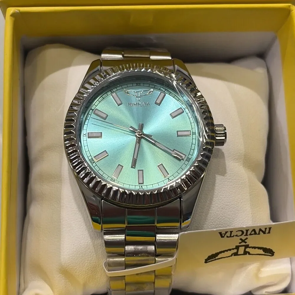 Invicta Men’s Specialty 40mm Men’s Watch Tiffany Blue Quartz 70049
